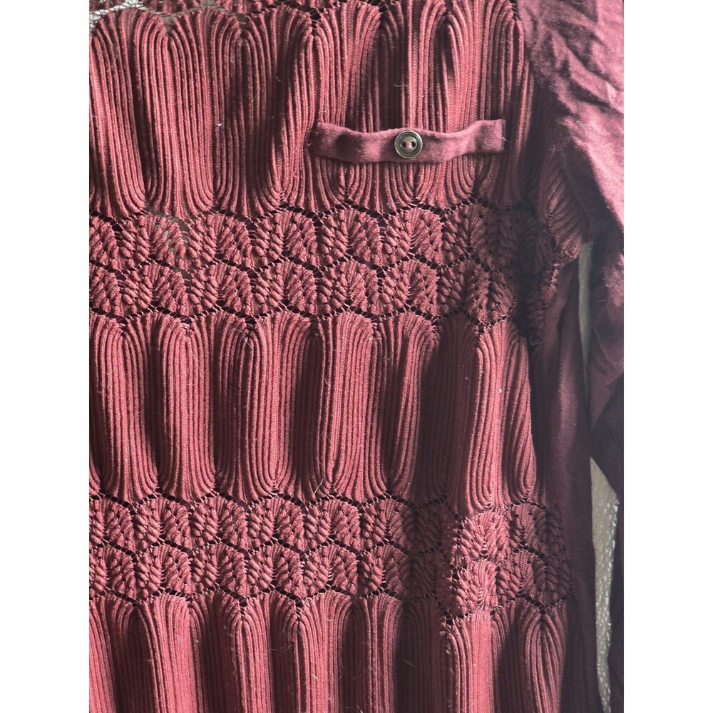 Maurices Burgundy Top Size Medium - Picture 3 of 4